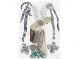 Emptiness, mixed media, 29 x 20 cm, 2015, Silvia Nettekoven