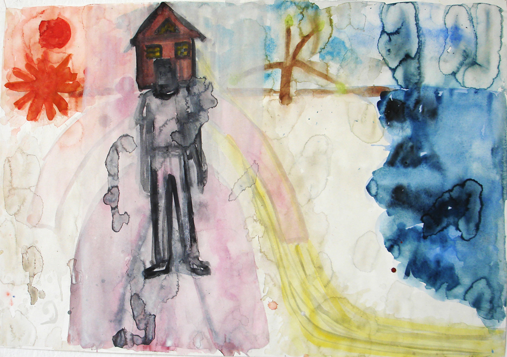 Series 1, watercolor, 42 x 59 cm, 2007, Silvia Nettekoven