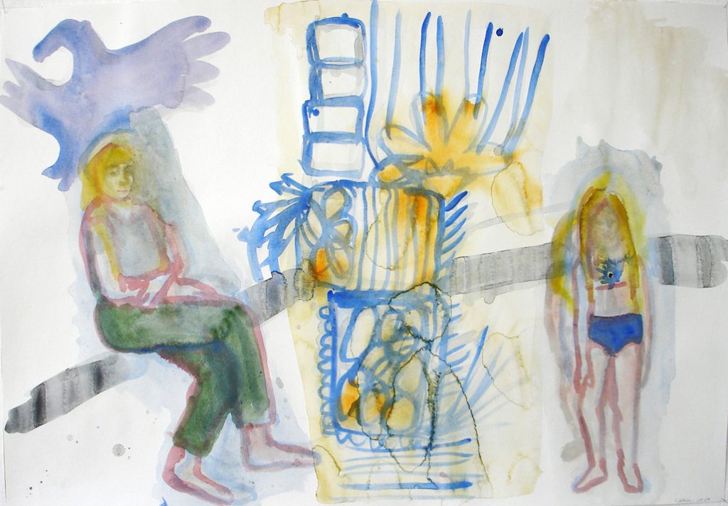 Series 1, watercolor, 42 x 59 cm, 2007, Silvia Nettekoven