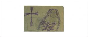 Time has told me, drawing, series, approx. 30 pieces, 14 x 21 cm, 2007
