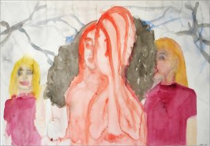Series 1, watercolor, 42 x 59 cm, 2007, Silvia Nettekoven