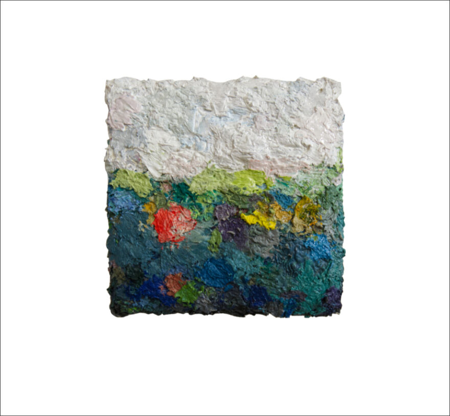 ohne Titel, Nr. 3, 30 x 30 cm Öl auf Nessel, 2025