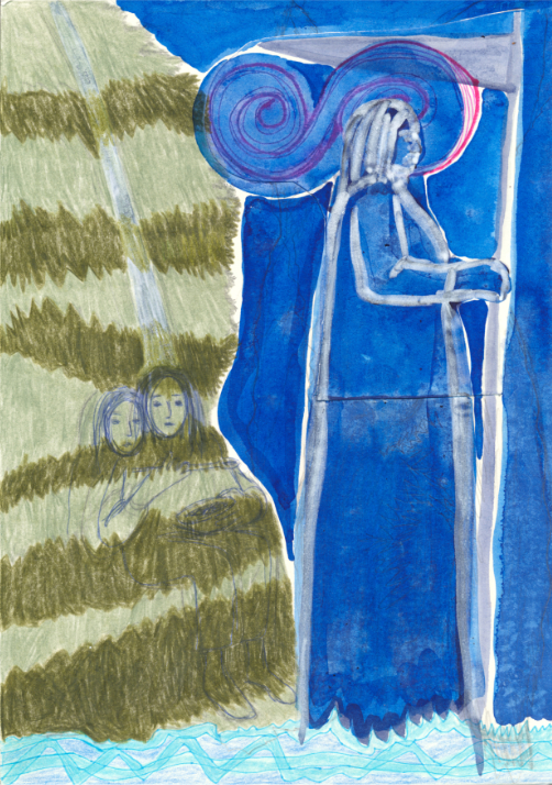 Zeichnung Nr. 1, 21 cm x 30 cm, 2026, Silvia Nettekoven