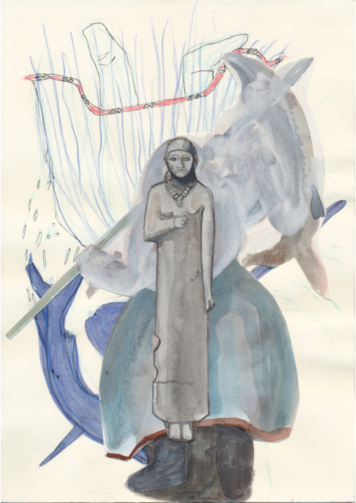 Zeichnung Nr. 4, 21 cm x 30 cm, 2026, Silvia Nettekoven