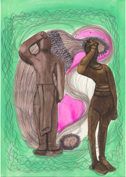 Zeichnung Nr. 12, 21 cm x 30 cm, 2026, Silvia Nettekoven