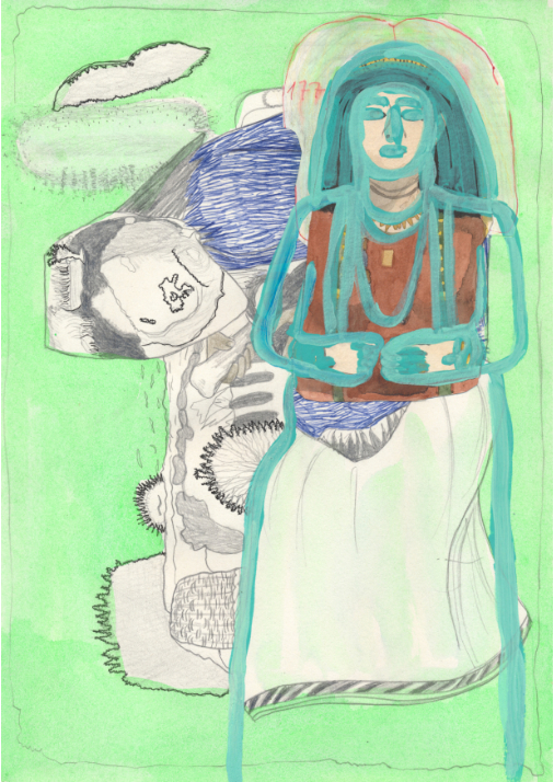 Zeichnung Nr. 14, 21 cm x 30 cm, 2026, Silvia Nettekoven