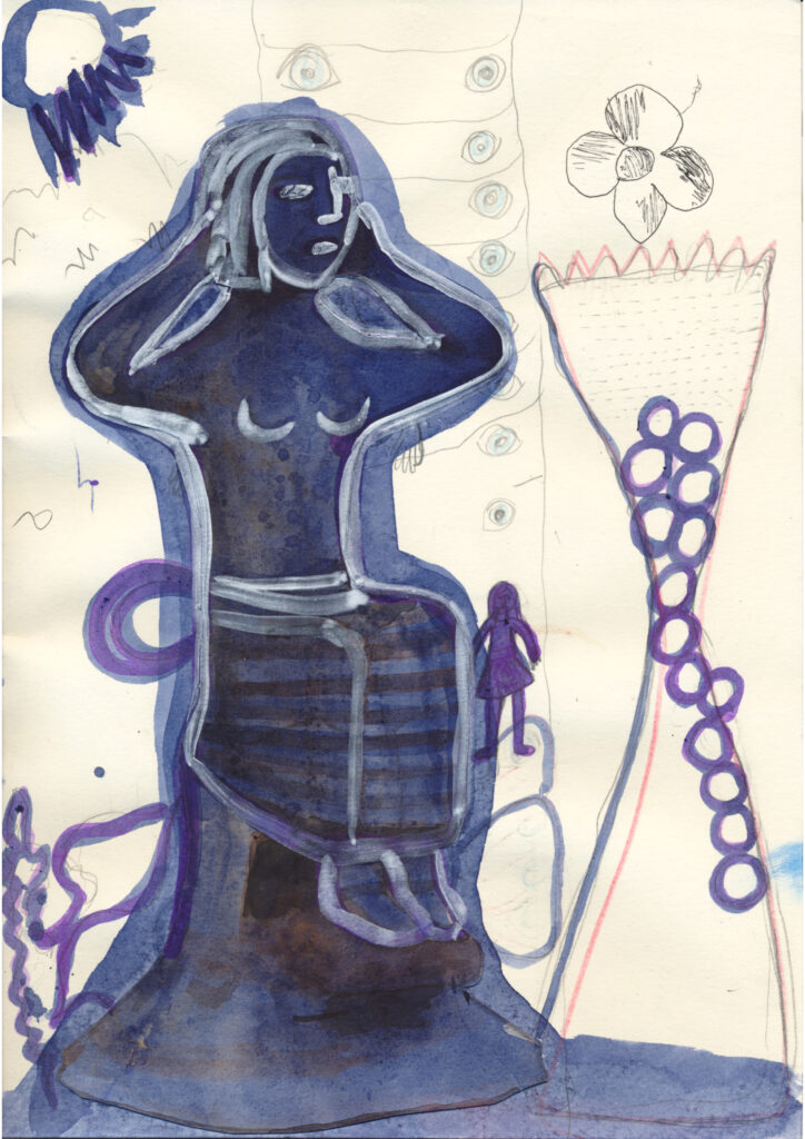 Zeichnung Nr. 17, 21 cm x 30 cm, 2026, Silvia Nettekoven