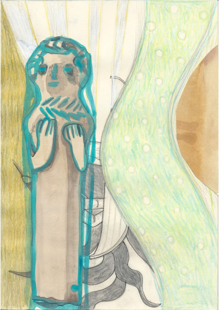 Zeichnung Nr. 24, 21 cm x 30 cm, 2026, Silvia Nettekoven
