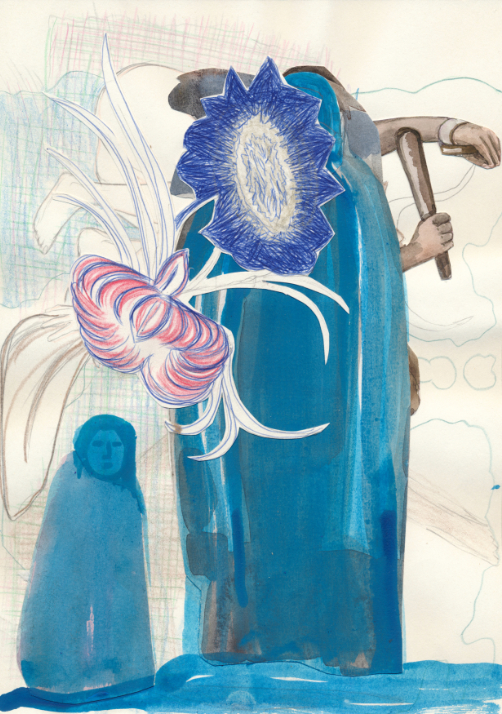 Zeichnung Nr. 42, 21 cm x 30 cm, 2026, Silvia Nettekoven
